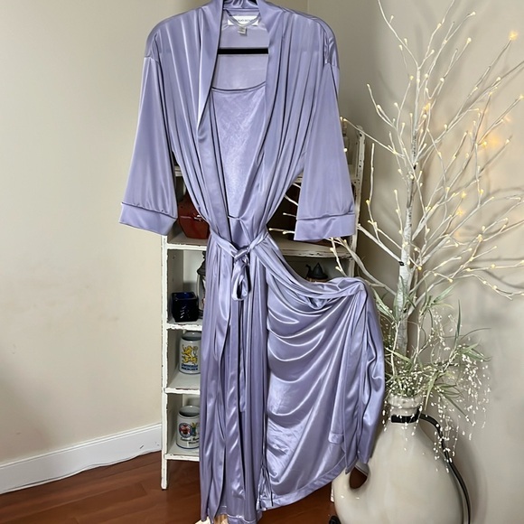 Victoria's Secret | Intimates & Sleepwear | Victorias Secret Satin Long ...